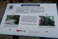 Farad Powerhouse Interpretive Sign