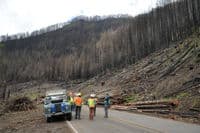 Highway 224 at Three Lynx