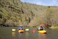 Bethany and Megi on the Klickitat