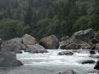 Looking Back Upstream at Boulder Drop