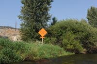 Bridge Construction Warning Sign