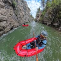 Flat but very swift water at 730cfs
