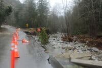 Road Damage at 499 Bridge
