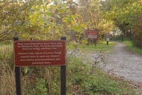Sign Marking the Put-in Trail