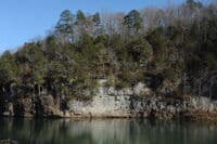 Looking Across the river at Chilton Creek Access