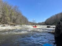 First main rapid in the Hepco Section