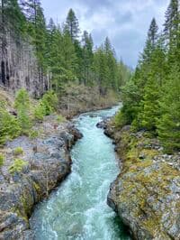 View from upper bridge