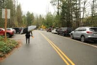 Parking at Tanner Road Access
