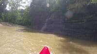 Waterfall river right after "The Flume" 