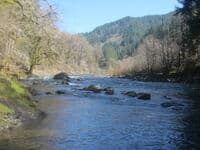 Looking upstream at tortellini rapid