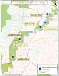 Map of Aucilla River