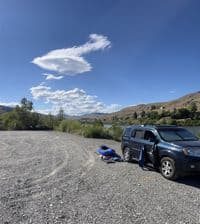 Douglas County PUD Methow River access near Pateros