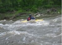 Surfing Boone river Ledges