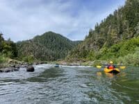 Approaching Howard Creek Chute