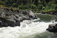 John Enters Lower Blackbar Falls