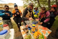 River Lunch Snack Table