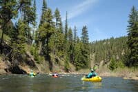 Floating Just Below Oriental Campground