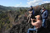 Discussions on the Rim of Wards Canyon