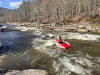 Great surf upstream of Jonathans