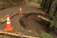 Primary Site of Road Damage