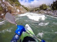 Snow day paddling on the Methodist run