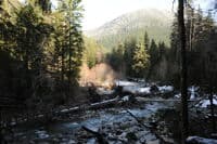 Braided Channels Looking Upstream