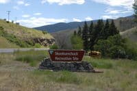 Skookumchuck Recreation Site Sign