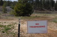 No Trespassing Sign