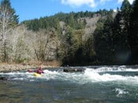 Floating Down Lake Creek