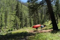 Hiking Out at Pine Flats