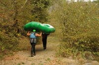 Hiking Rafts Up At Moore Creek
