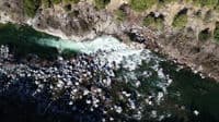 Aerial view of Achilles at 1500 cfs