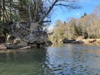 Crellin, upstream from Rt 39