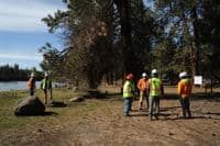 Discussions at Pioneer Park West