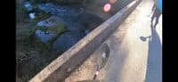 Takeout bridge over Sharps Creek before the Row Confluence 