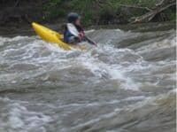Surfing Boone river Ledges