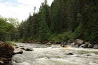 Raft at Spray Creek