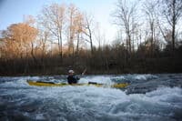 Surfing Fun in a Rapid