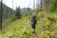 Hiking in on the Granite Creek Trail