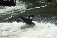 Lily Catches Air in Lower Blackbar
