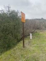 Sign upstream of put-in