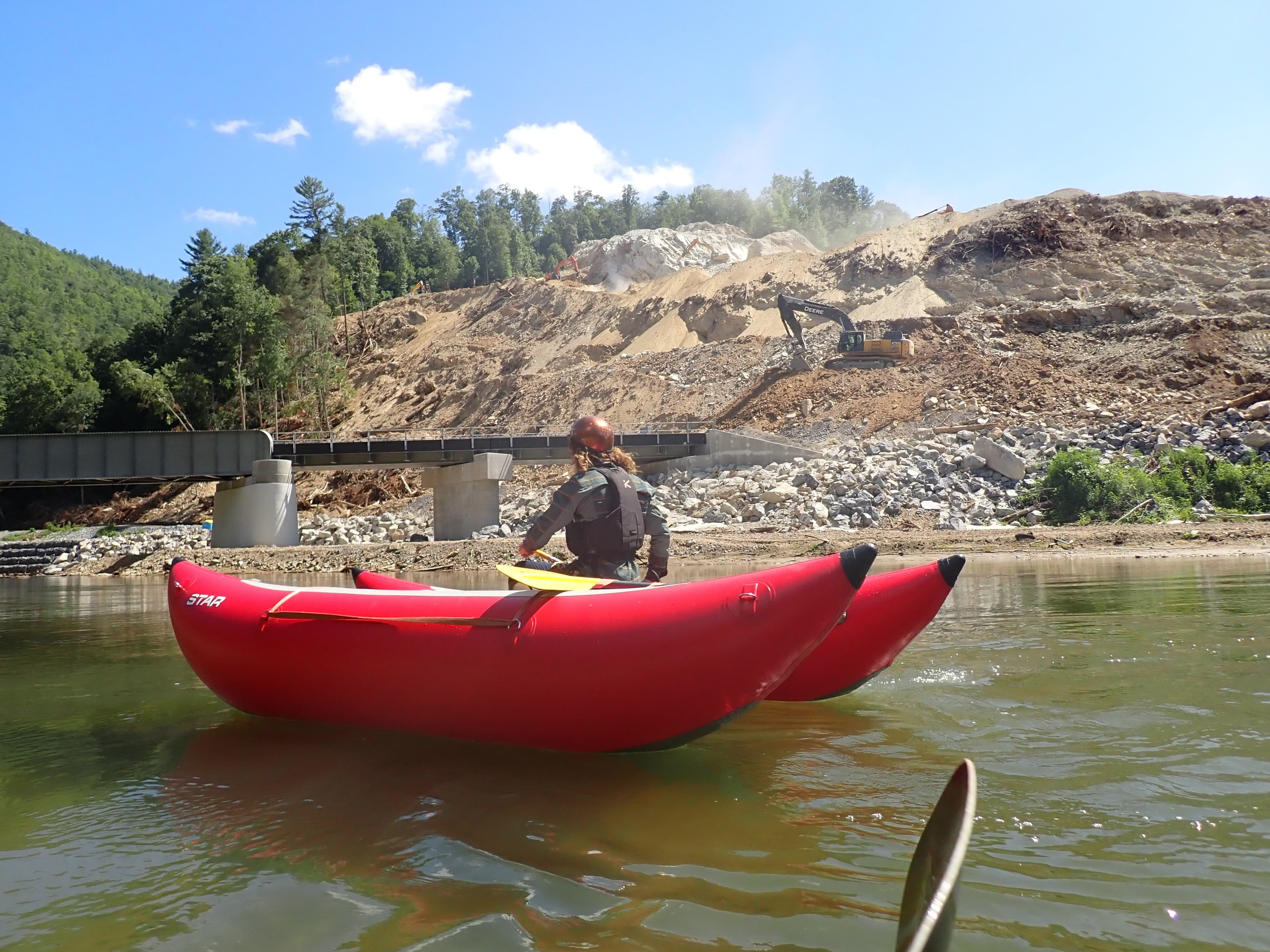 Illegal Mine that Ravaged the Nolichucky Put-In Blocked By Courts
