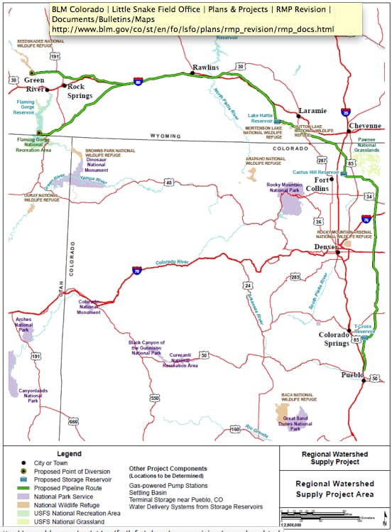 Flaming Gorge Pipeline Proponents ask FERC to Reconsider Application