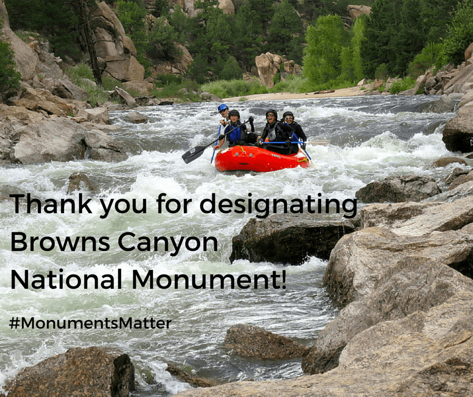 President Obama Designates Browns Canyon National Monument – Colorado
