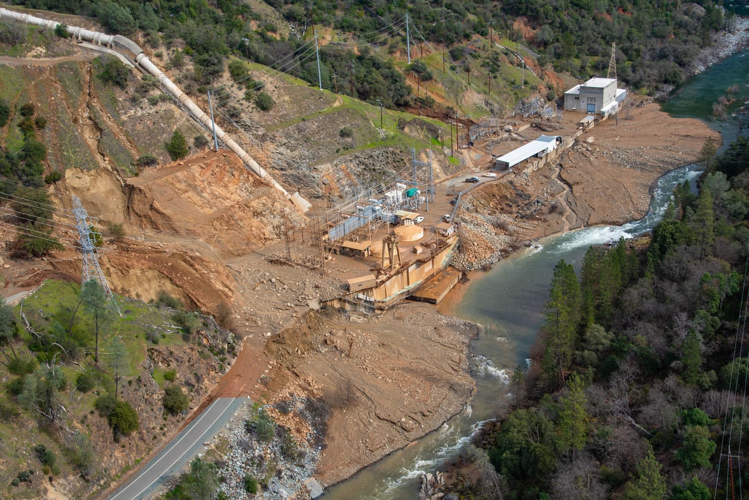 Penstock Fails at New Colgate Powerhouse on North Yuba River (CA)