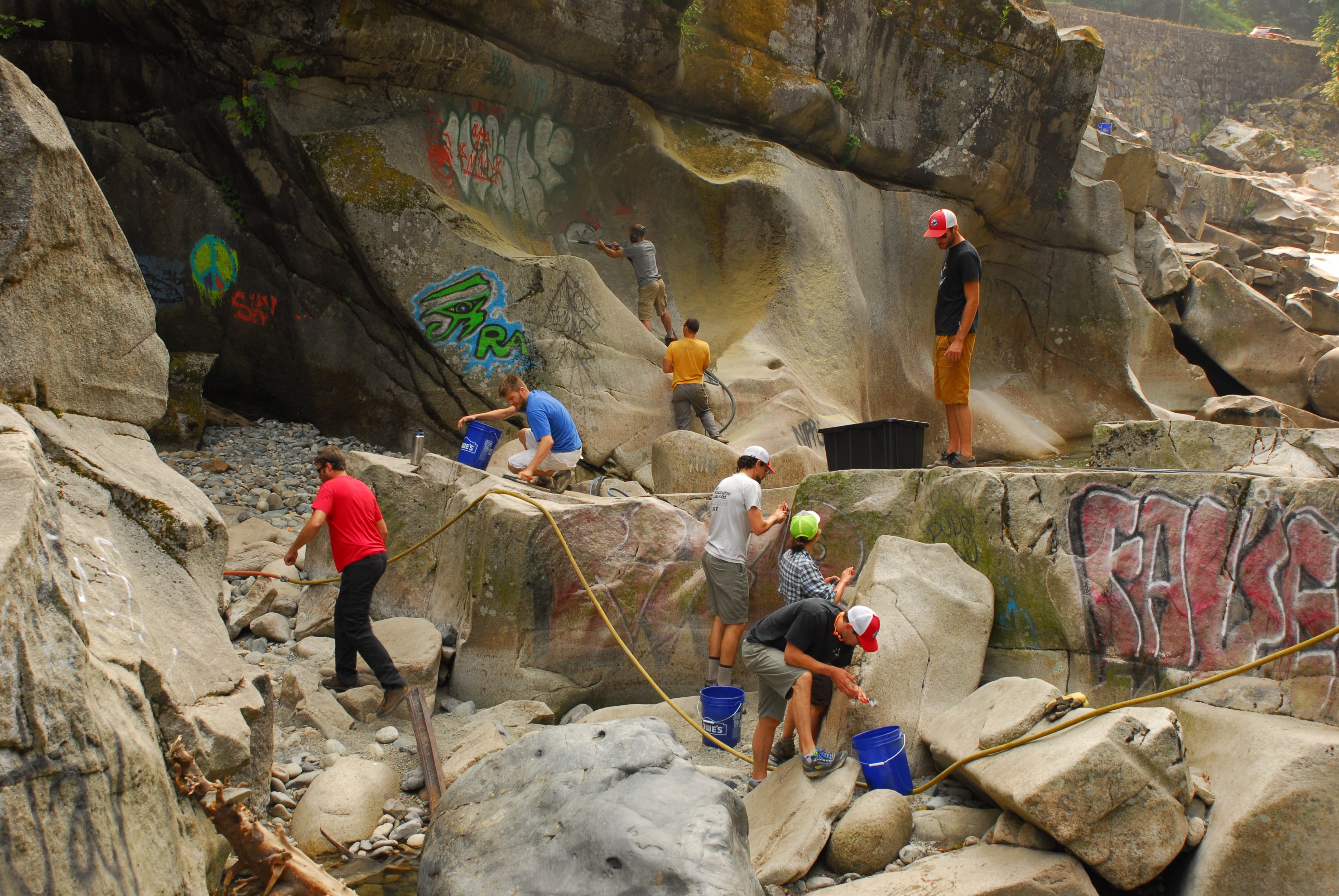 Eagle Falls Graffiti Scrub and Clean Up, Saturday 8/26 (WA)