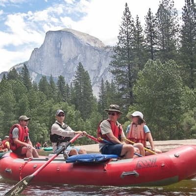 Paddling on the Merced in Yosemite!