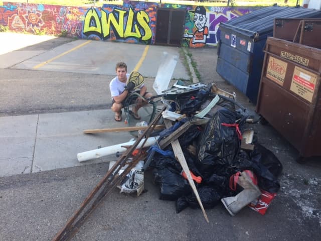 A Successful River Cleanup on the St. Vrain (Lyons, CO)